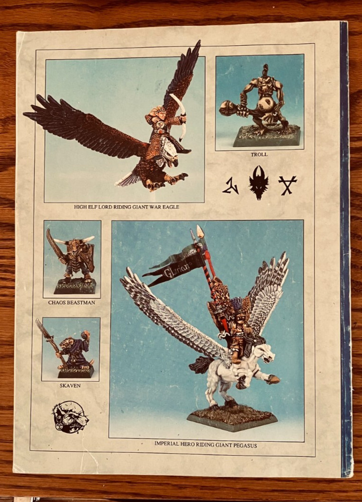 Warhammer Battle Bestiary, 1992, TPB, #0120 Games Workshop