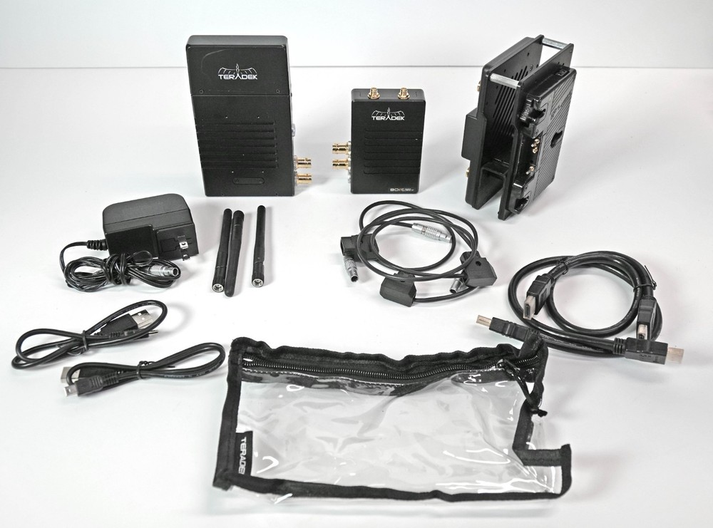 PRICE LOWERED! TERADEK BOLT 500XT WIRELESS VIDEO TRANSMITTER AND RECEIVER PKG.