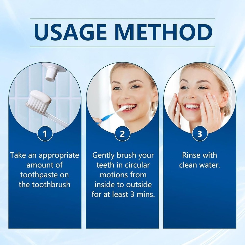 7.5% Hydroxyapatite Toothpaste Remove Yellow Tooth Stains For Sensitive Teeth