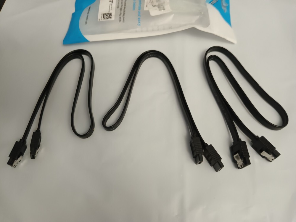 BENFEI SATA Cable III, 3 Pack SATA Cable III 6Gbps Straight HDD SDD Data Cable w