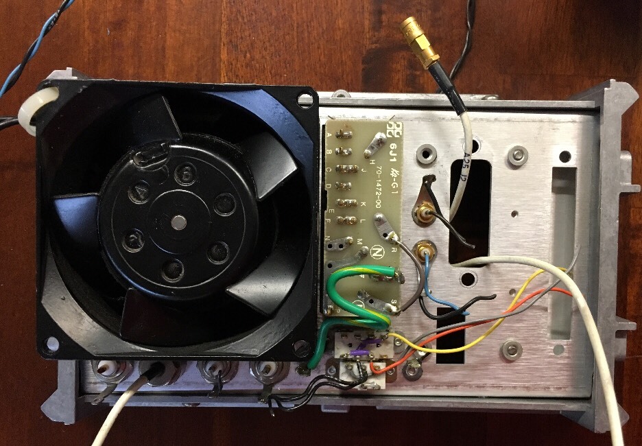 HP 5343A Microwave Frequency Counter (Back Panel)