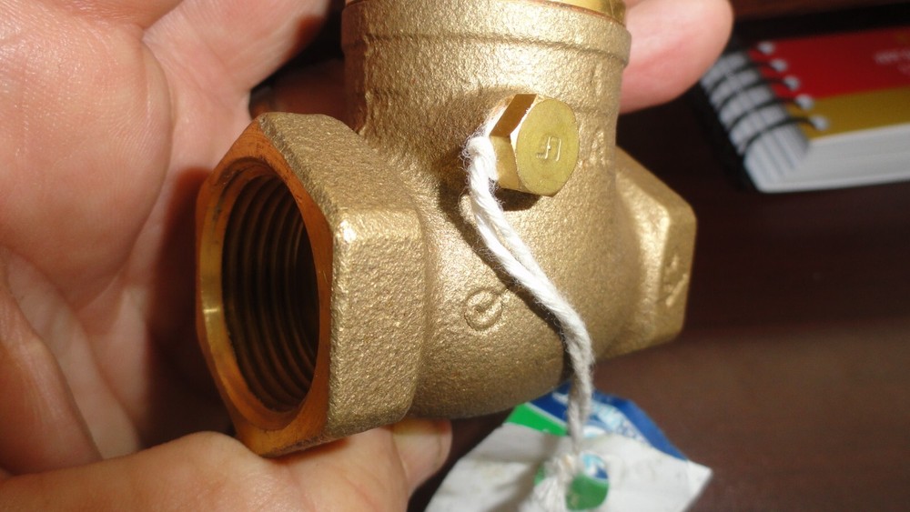 Brass Check Valve 3/4” IPS FREE 1ST CLASS SAME DAY SHIPPING