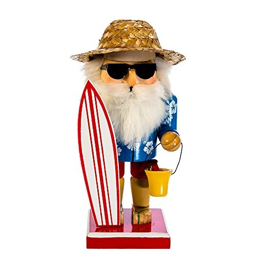 Kurt S. Adler 8" Surfer Santa Nutcracker
