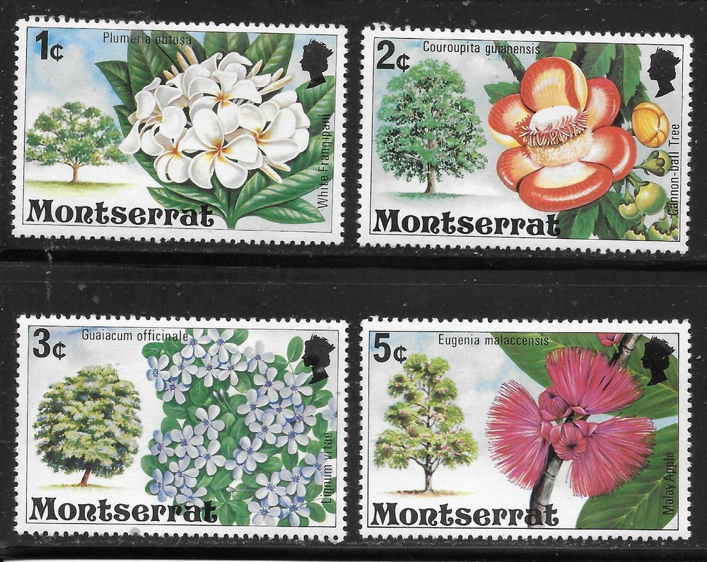 MONTSERRAT SC 340-354 MINT NEVER HINGED