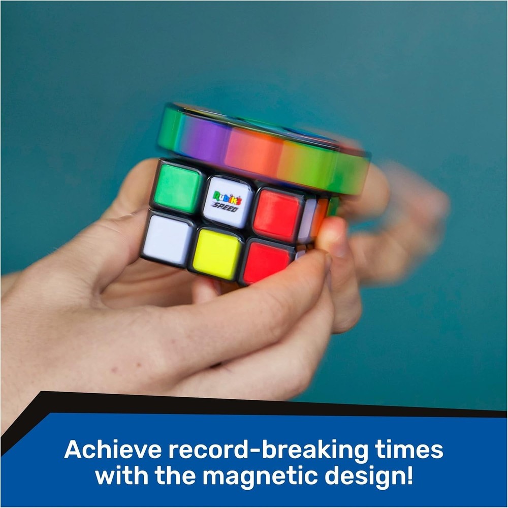 Rubik’S Cube, 3X3 Magnetic Speed Cube, Super Fast Problem-Solving Challenging Pu