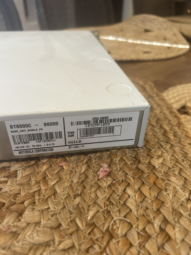Motorola S6000 ST6000C-S6000 Multi-Protocol Router
