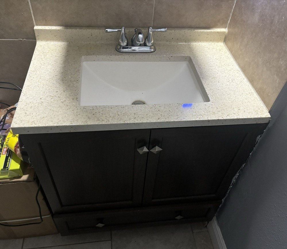 bathroom vanity with sink