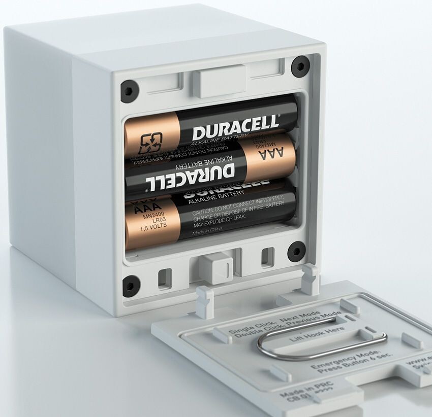 enevu CUBE Personal LED Light White / Color Changing Emergency-Flash SOS Mode