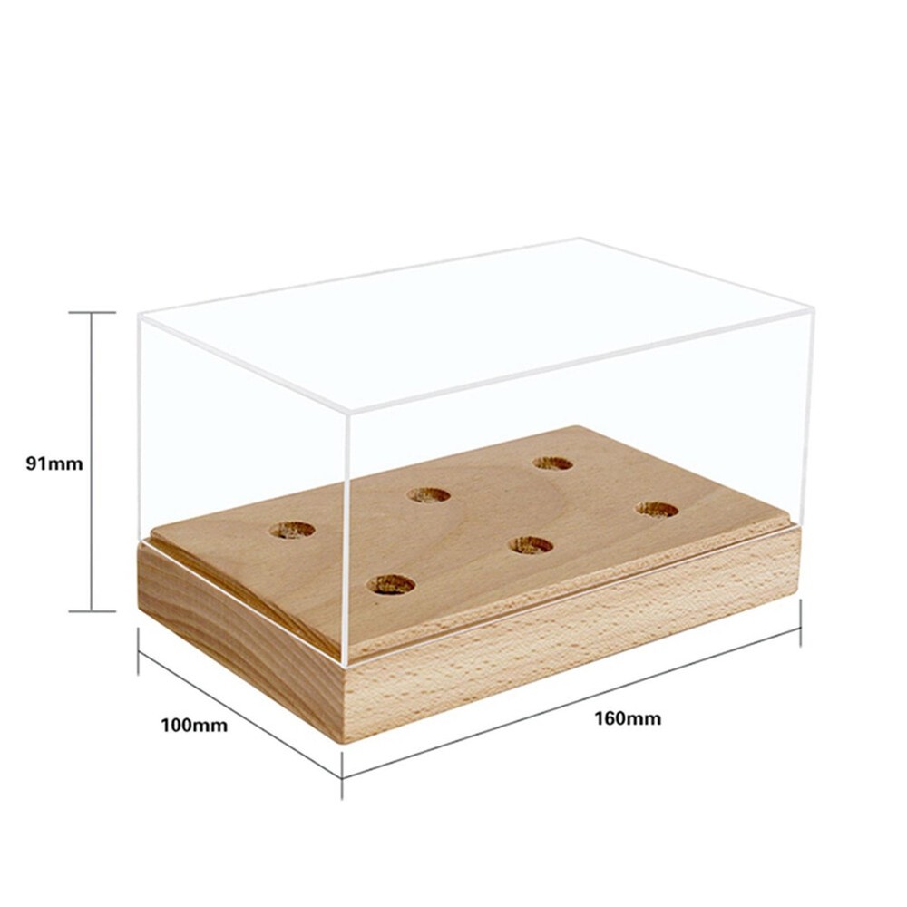 2PCS Clear Turntable Headshell Storage Box Accessory High End for Phonograph NEW