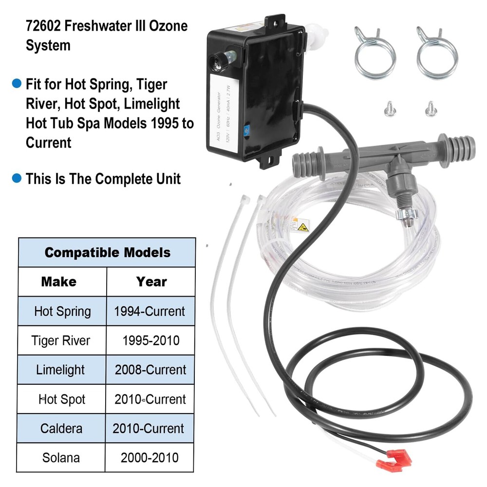 72602 Complete Ozonator Unit Ozone Generator Replace for Watkins Freshwater III