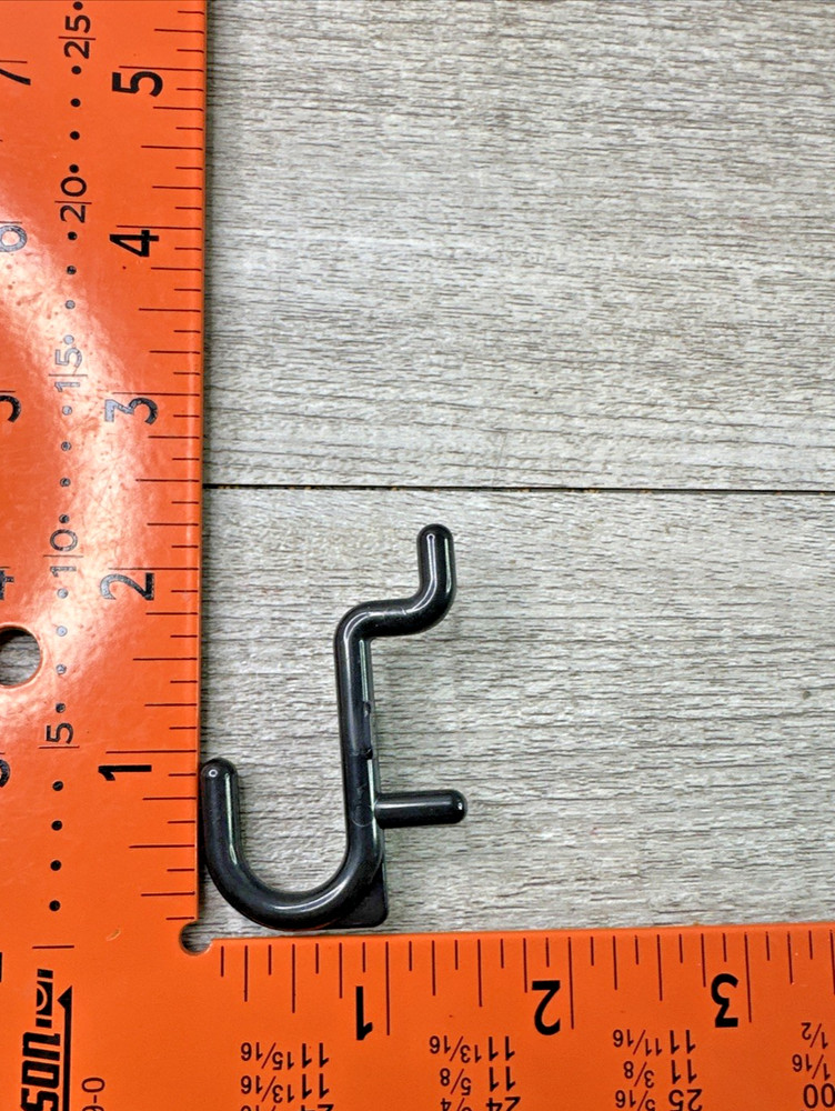 Plastic Pegboard Hooks for peg boards 80-86 pieces Black
