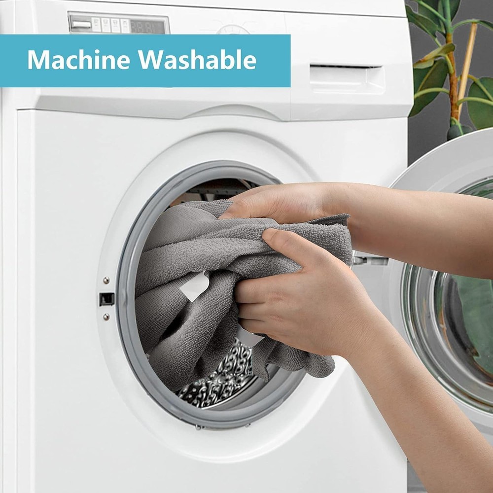 Versatile Microfiber Cleaning Cloths 8 Pack - Lint-Free & Eco-Friendly Solution