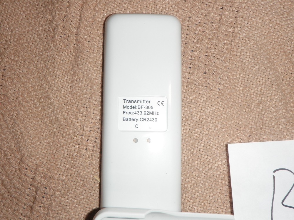 BF-305 RF 433.92 Motorized Blinds Transmitter