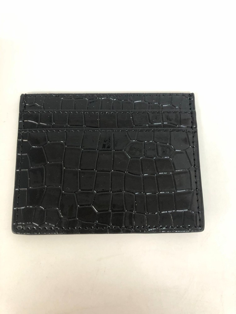 Black Card Holder Wallet Unisex