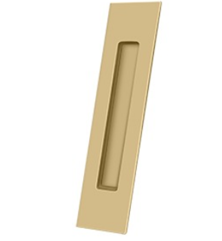 Flush Pull Heavy Duty , Rectangular, 10 Inch in 12 Finishes by Deltana