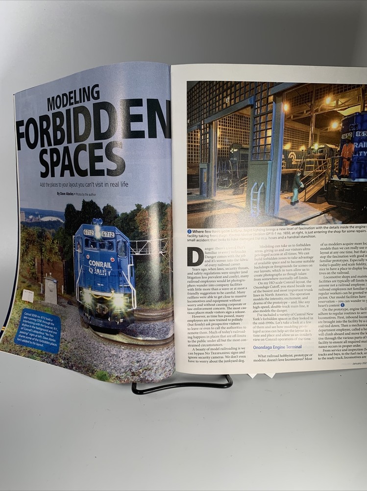 Model Railroader Magazine, January 2021 Issue NEW