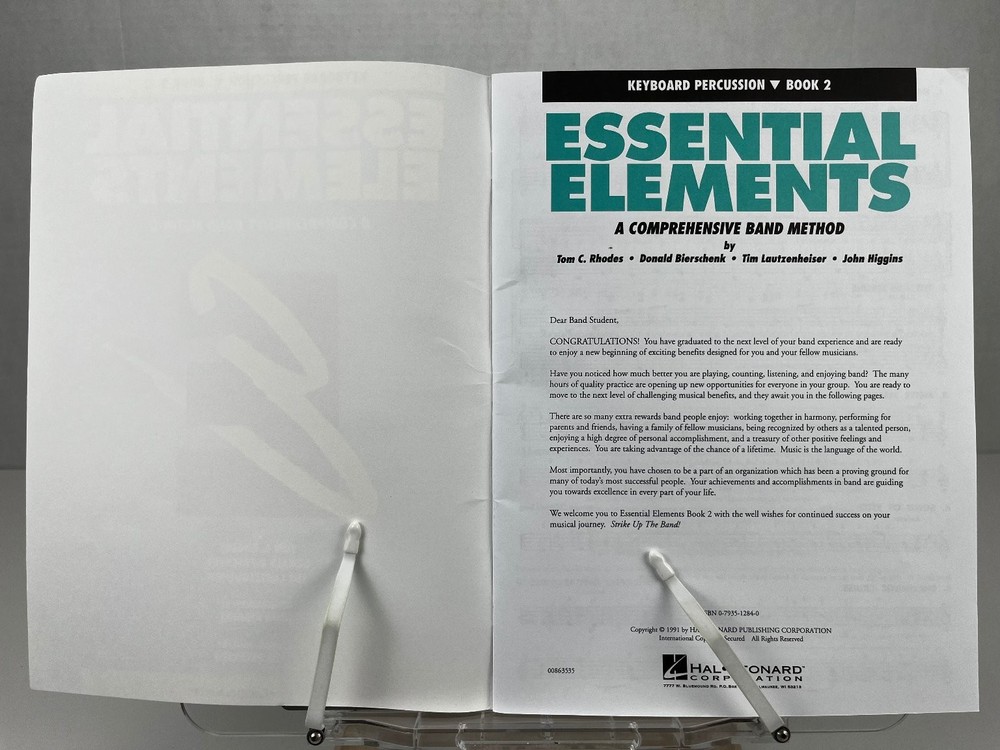 Keyboard Percussion Essential Elements Book 2 Hal Leonard Method