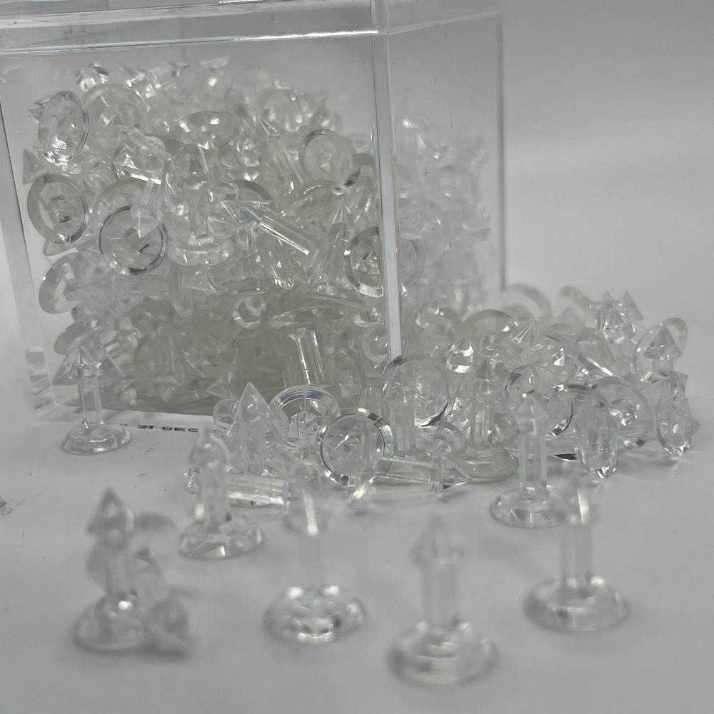 • Vintage PIXIE / EASY BOW MAKER Gift Bow 225 Clear Plastic Center Pins