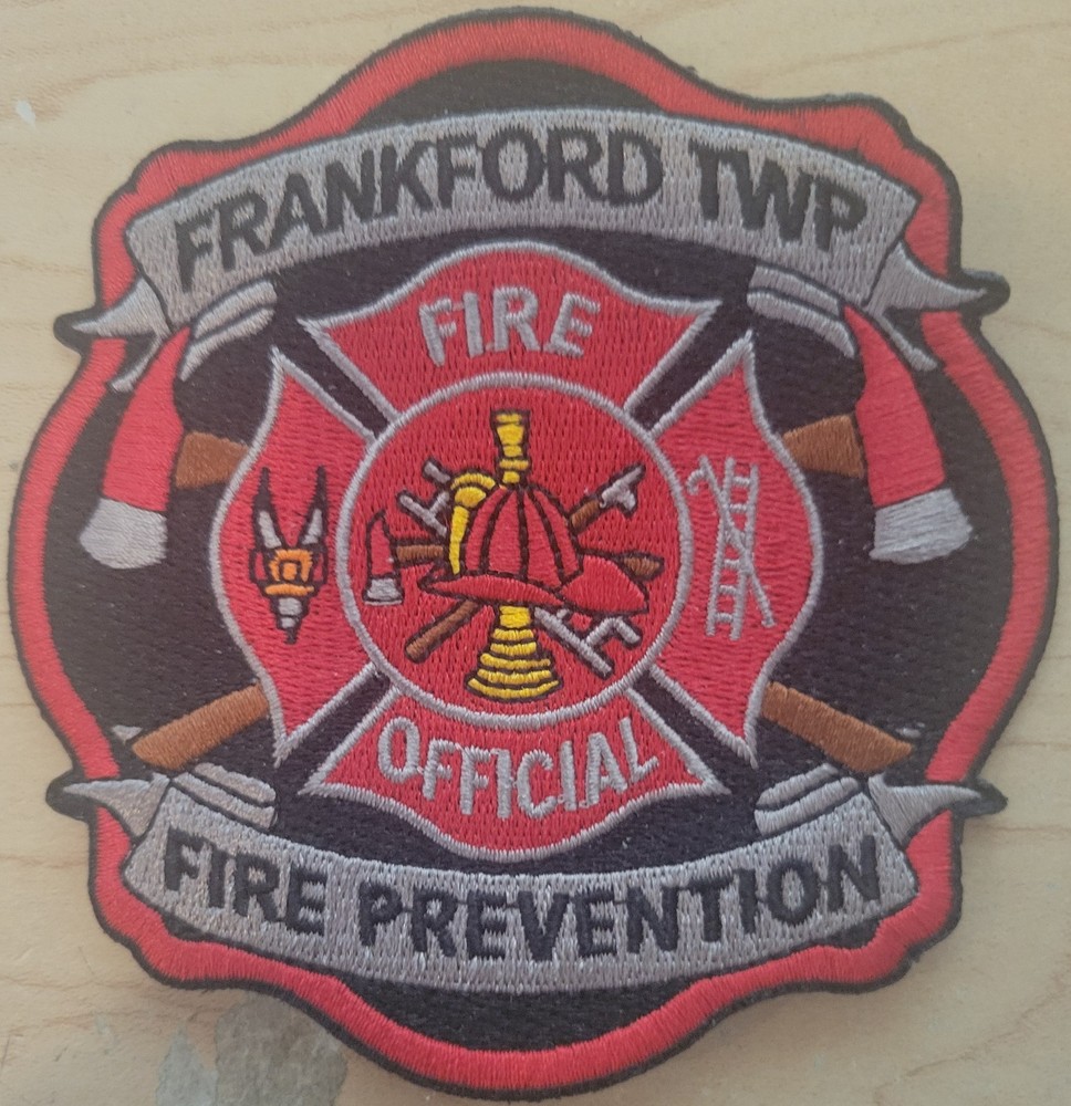 Frankford Township Fire Prevention/ Fire Official Patch