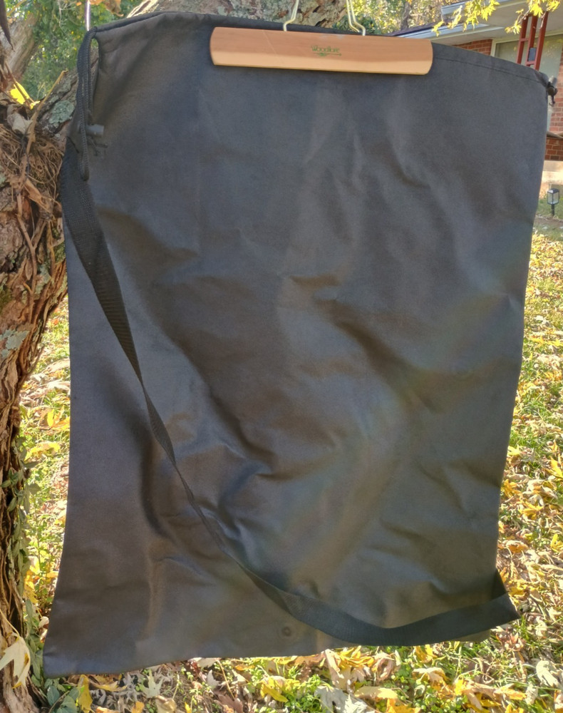 Currey Ingram Alumni Large Black Drawstring Bag with Strap