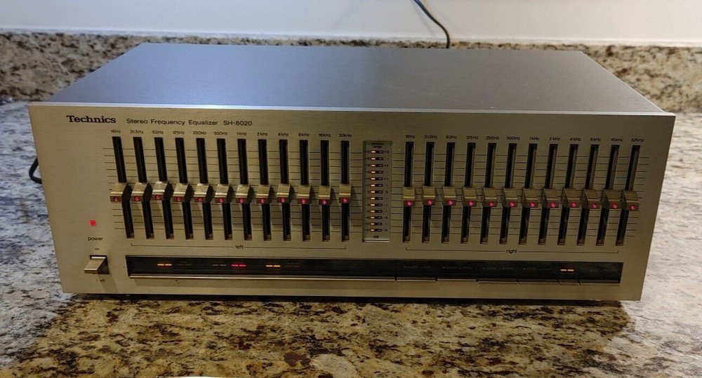 TECHNICS SH-8020 Stereo Frequency Equalizer Service,  12 Band EQ Multi Voltage