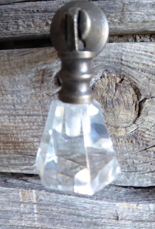 Brass Drawer Pull Handle Teardrop Glass Diamond Crystal Cabinet Knobs Hardware