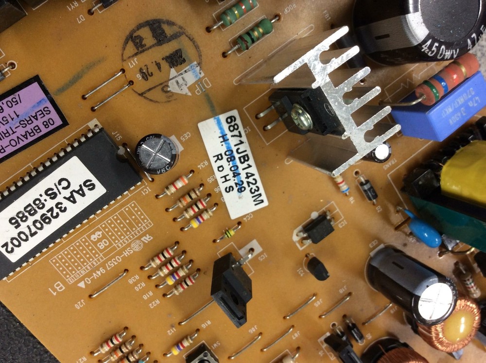 LG REFRIGERATOR MAIN Control Board Assembly part# 6871jb1423m