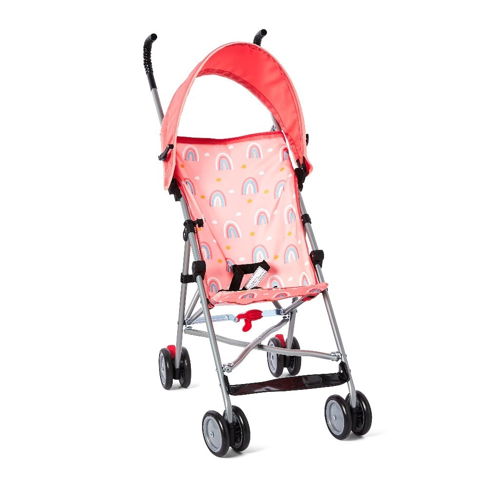 Lightweight Compact Fold Umbrella Stroller with Adjustable Canopy and 3-Point