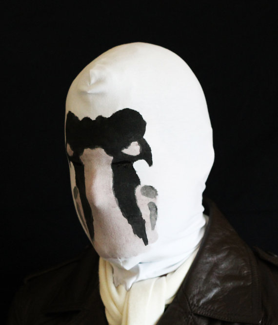 Rorschach mask MOVING inkblots changes with your breath SEE VIDEO!