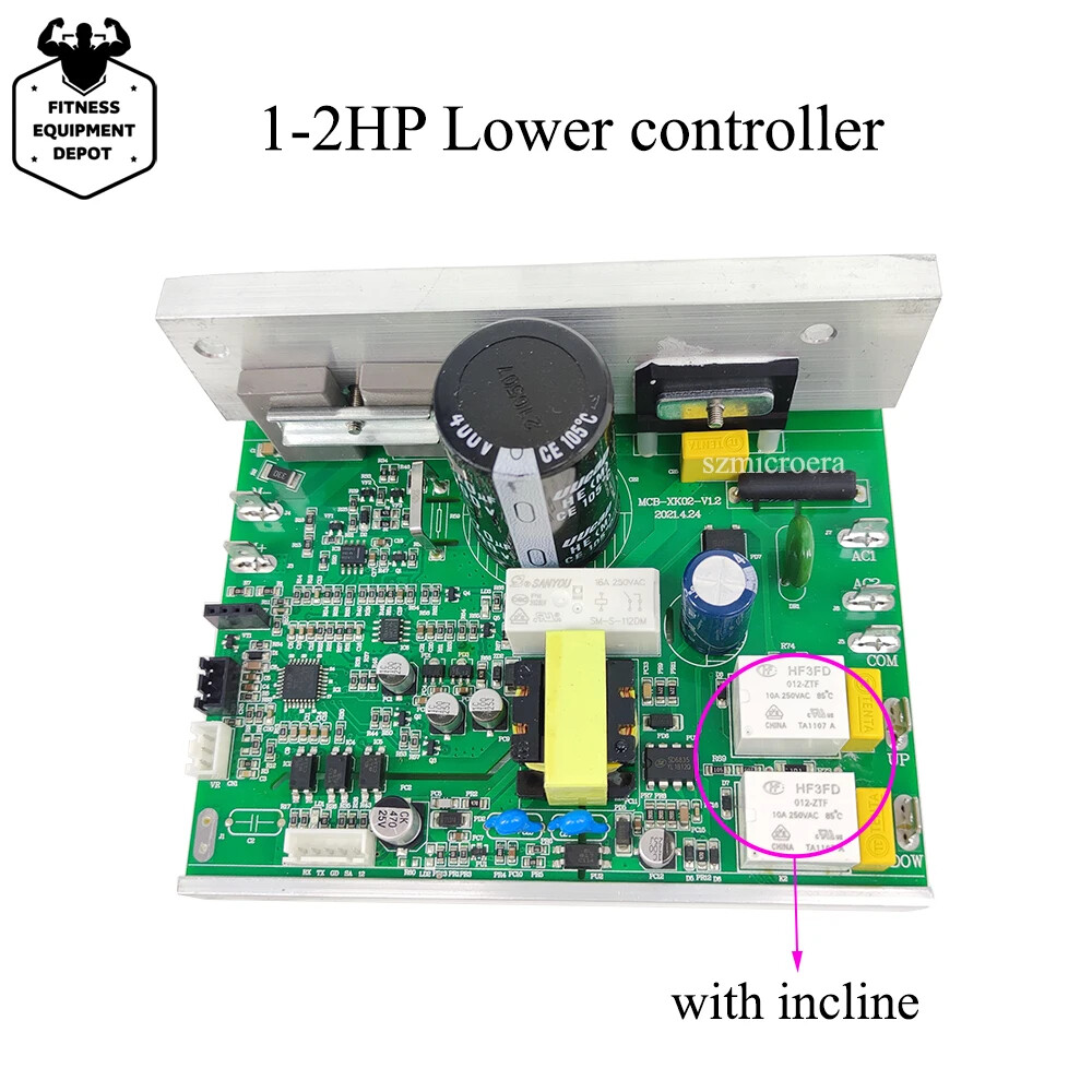 Universal 1-4 HP DC Motorized Treadmill Control Board Treadmill Console Display