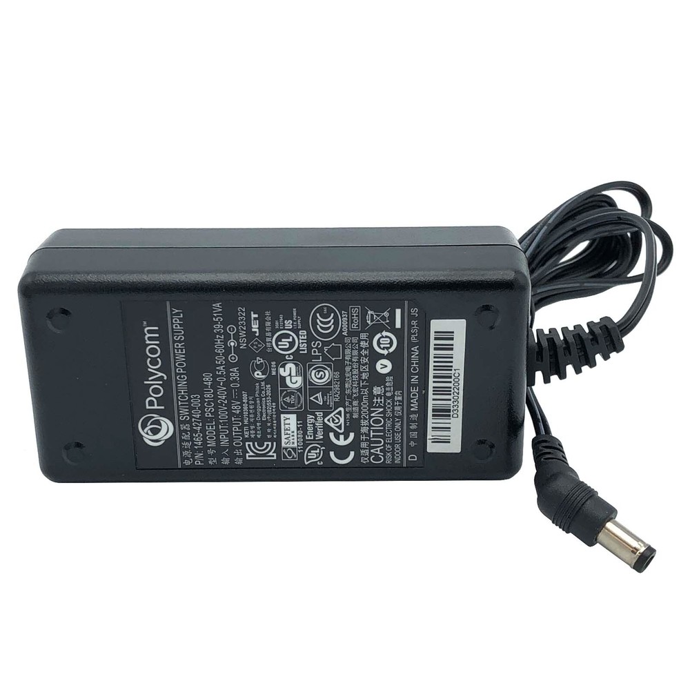 Genuine Polycom Power Supply Adapter for Polycom SoundStation IP 5000 6000 7000