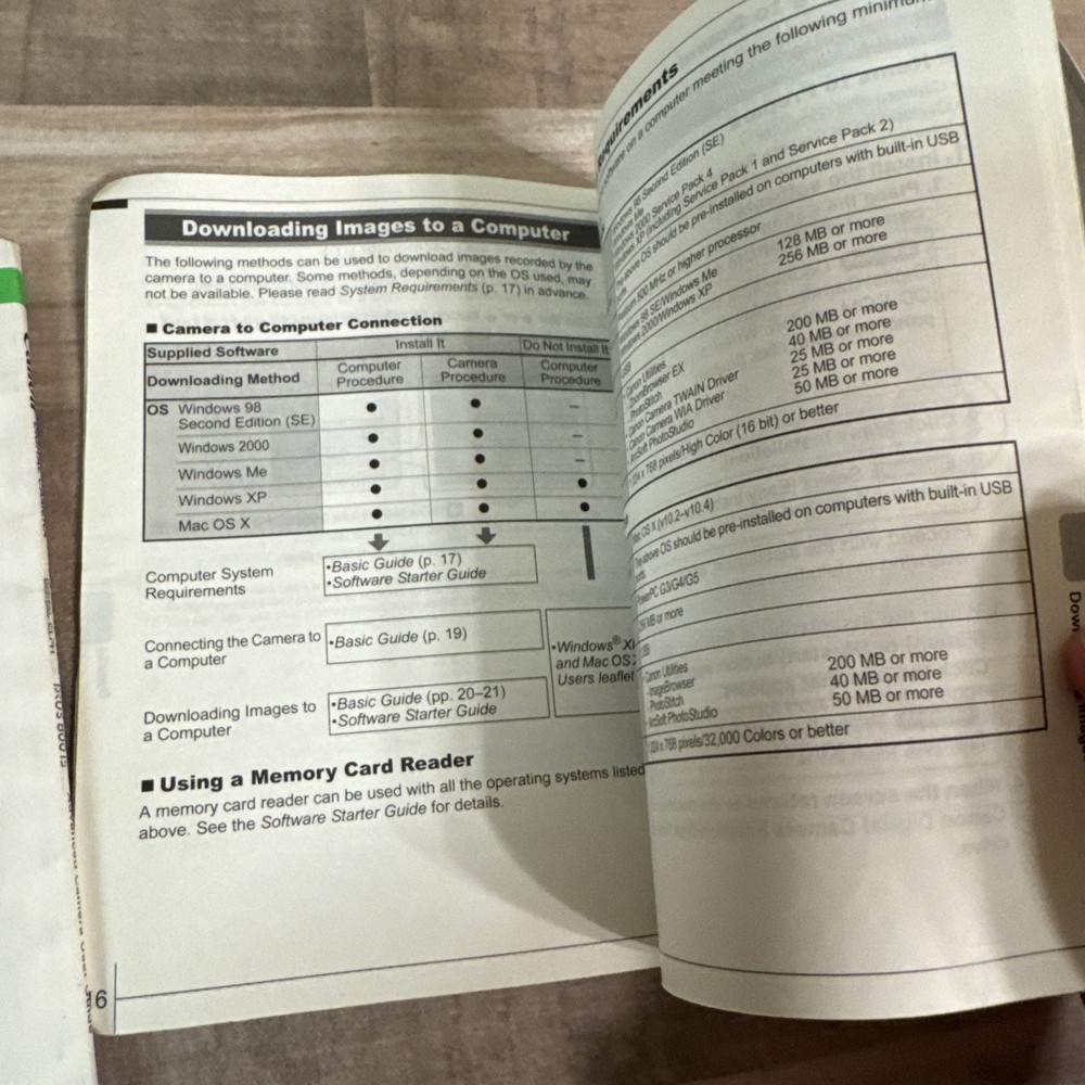 Canon Powershot SD700 IS Basic User Guide/ Advanced User Guide 2006 Vintage
