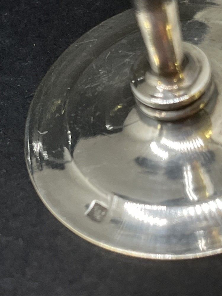 Silverplate Stemmed Cordial Goblet 4”