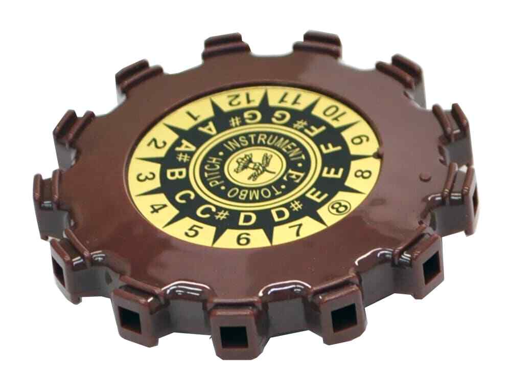 TOMBO P-13E E Scale Chromatic Pitch Pipe Sturdy Compact Brass Construction