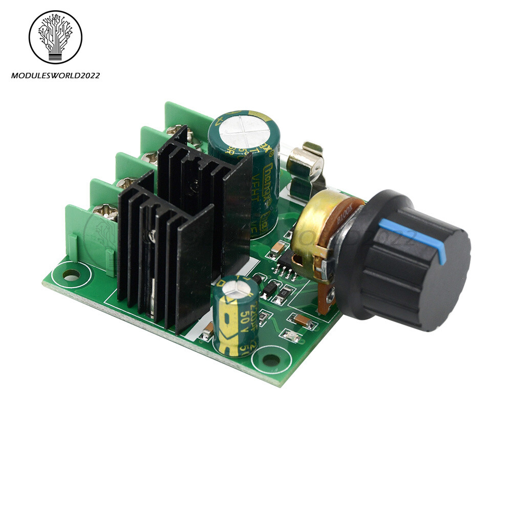 DC 12-40V 10A PWM DC Motor Speed Control Switch Controller Volt Regulator Dimmer