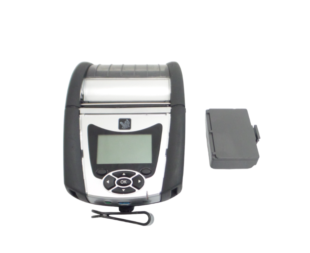 Zebra QLN320 Barcode Printer, WiFi, Bluetooth with Battery and Belt Clip!