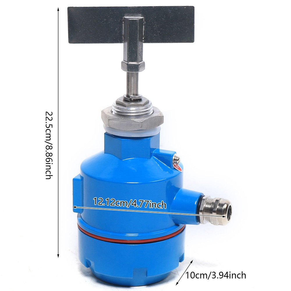 High temperature rotary paddle level switch for solid bin indicator silo sensor