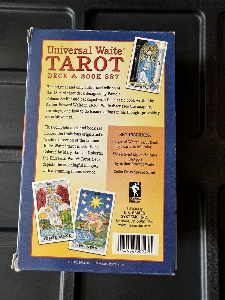 Universal Waite Tarot Deck & Book Set