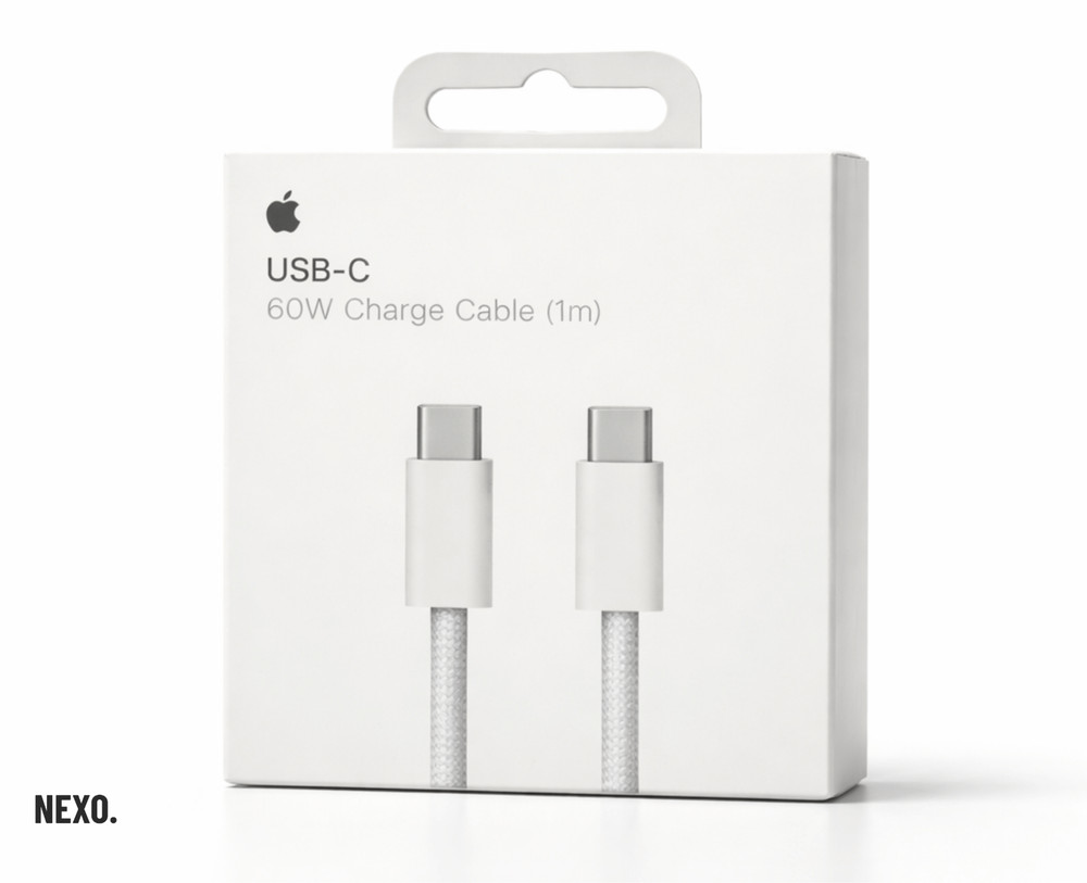 Genuine Apple 20W USB-C Power Adapter + USB-C to USB-C Cable 1m | Bundle