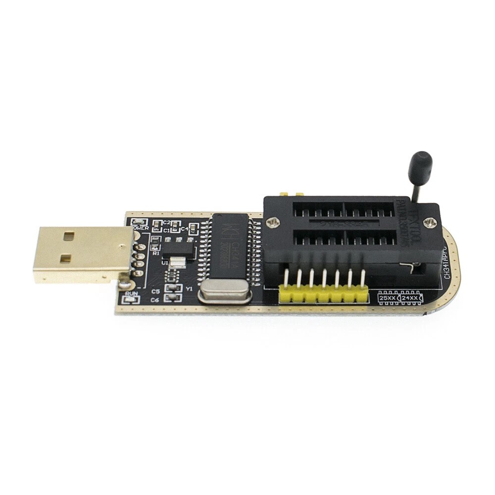 CH341A 24 25 Series EEPROM Flash BIOS USB Programmer Module + SOIC8 Test Clip