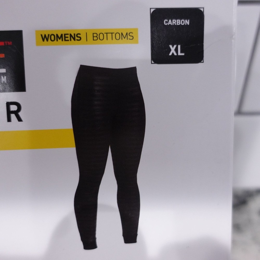 NIB Seirus Women's Heatwave Performance Base Layer Bottom Carbon Size XL