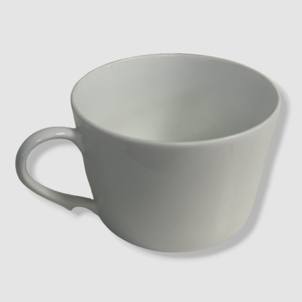 $56 Raynaud White Marley Menton Flat Cup