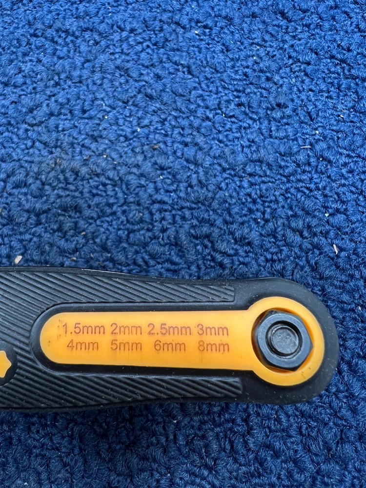 Euphree Multi-Function 8 In 1 Folding Hex Key Wrench