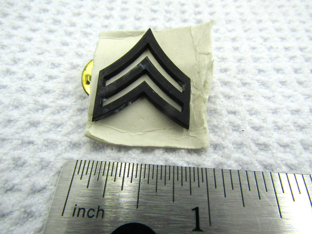 Vintage US Army E-5 Sergeant subdued rank New