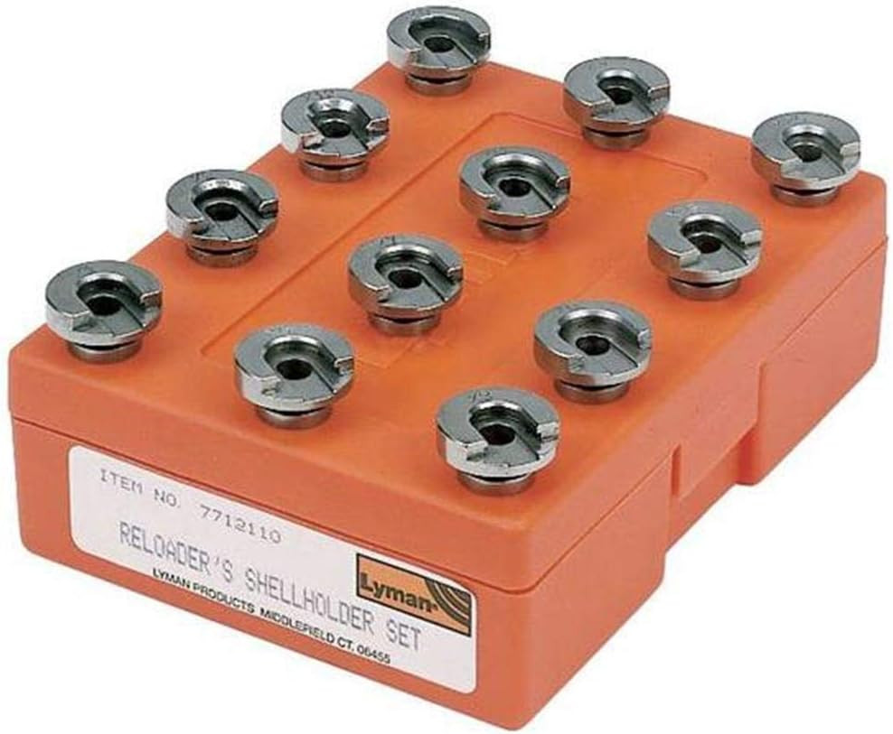 0810503 LYM Shellholder Set (12) Orange, One Size