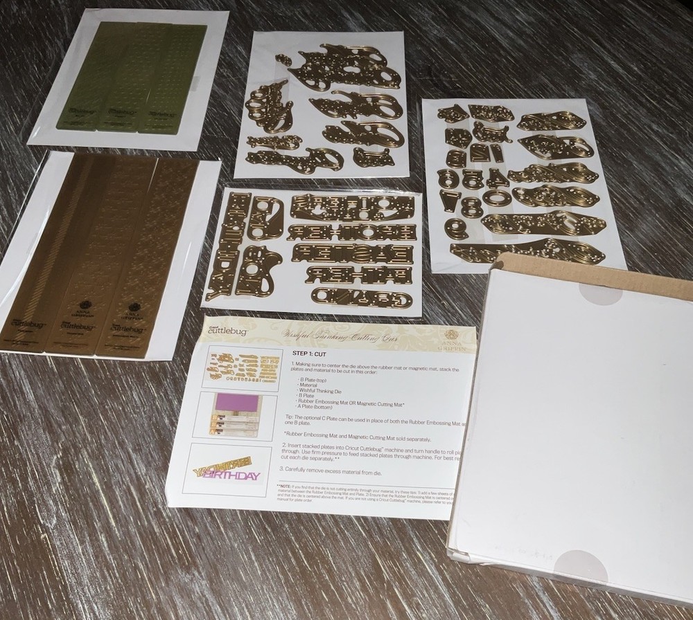 Cricut Cuttlebug, Cutting Dies, Wishful Thinking & Embossing Border Folders