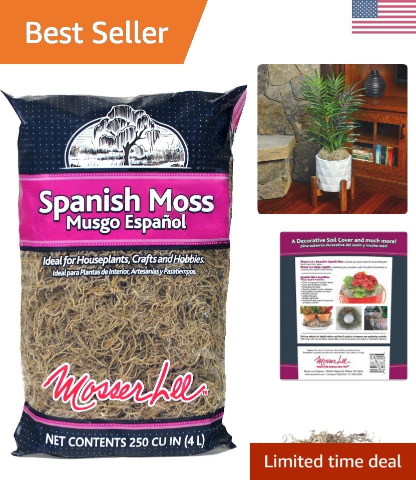 Spanish Moss, 250 Cubic Inches