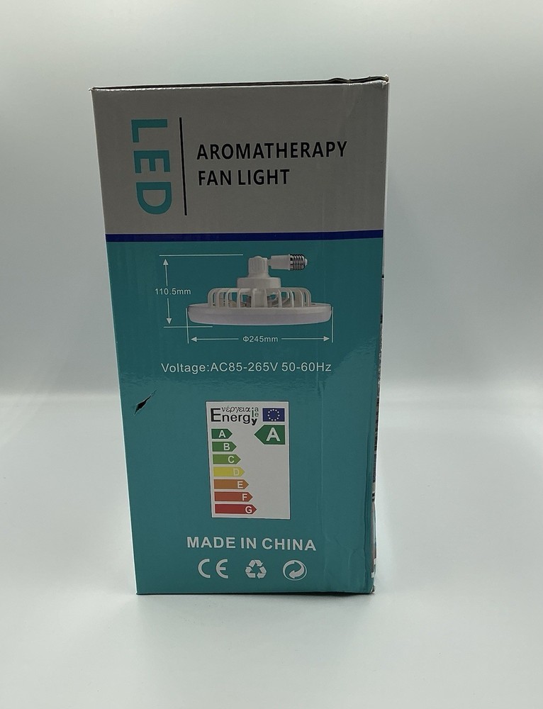 LED Aromatherapy Fan Light