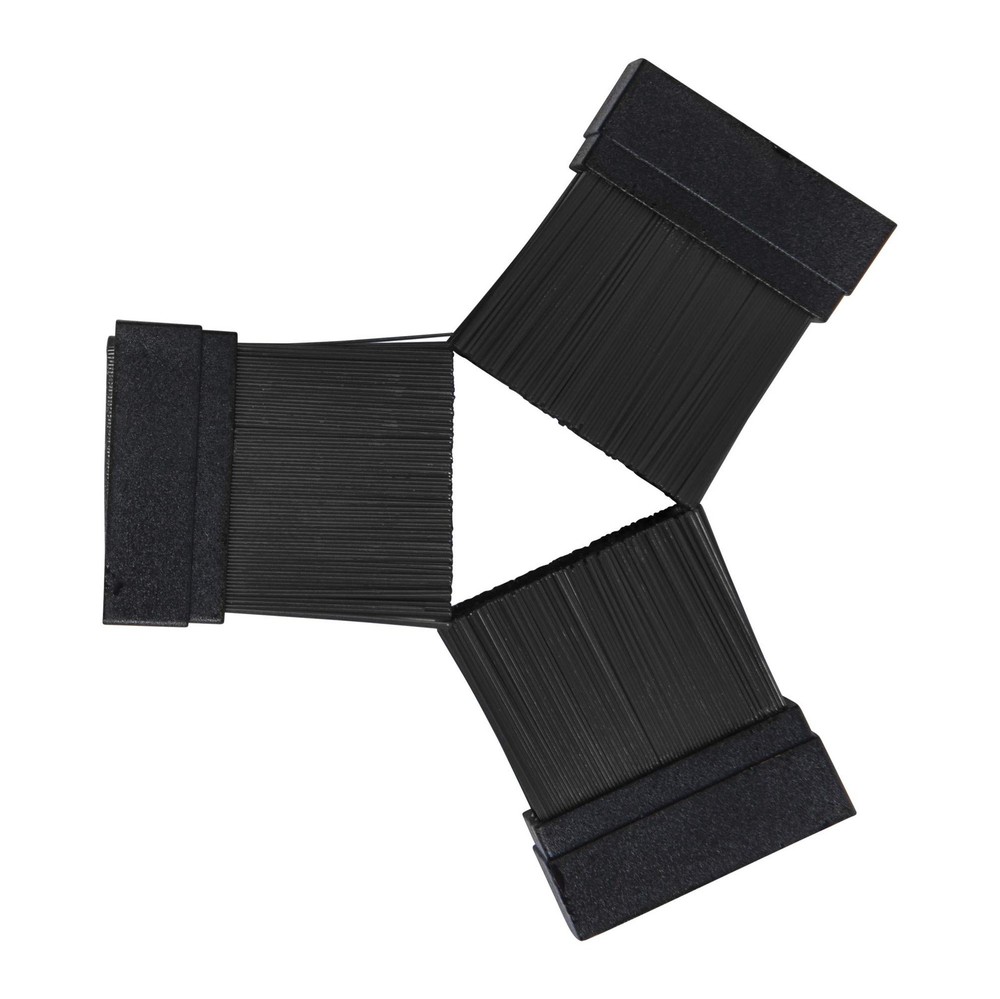 Archery Whisker Biscuit V Bristles, Black