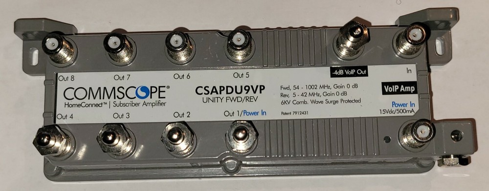 Commscope CSAPDU9VP Passive VoIP Amplifier